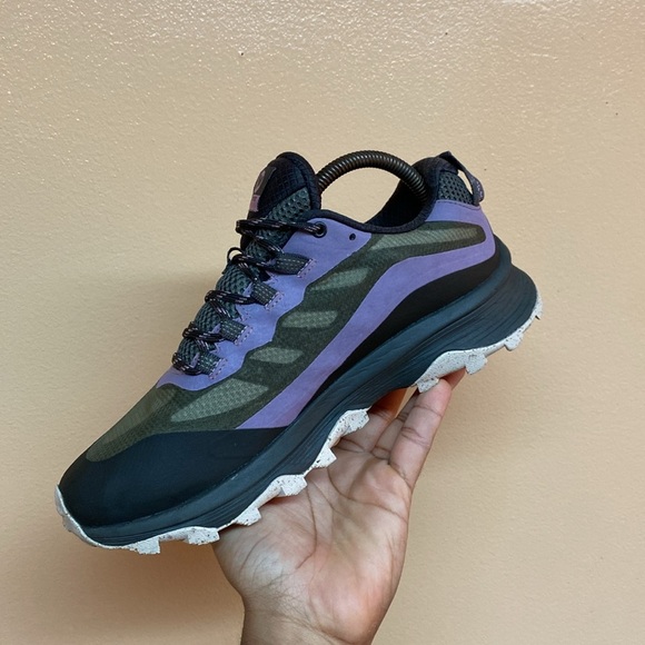 Merrell Moab Speed Floatpro Gore-Tex Trail Sneakers “Purple Green” - Picture 9 of 16